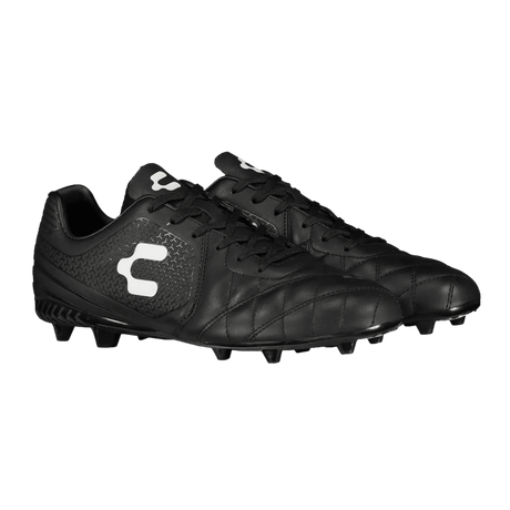 Charly Legendario LT FG 2.0 Firm Ground Soccer Cleats - Black/Grey - Best Buy Soccer