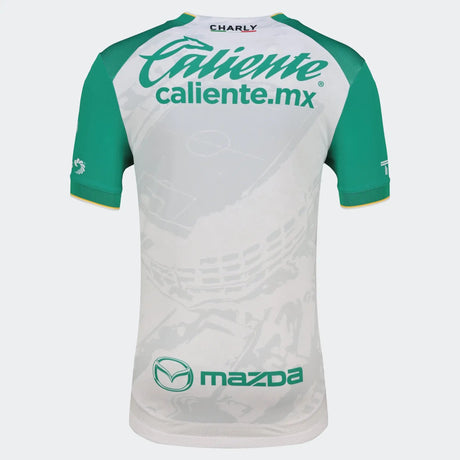 Charly Leon Away Men's Soccer Jersey 26/27 - White/Green - Best Buy Soccer
