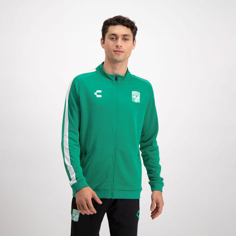 Charly Leon Player Light Jacket Green - Best Buy Soccer