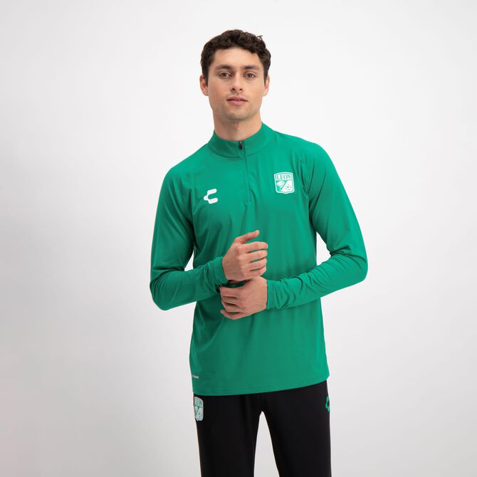 Charly Leon Player Pullover Green - Best Buy Soccer