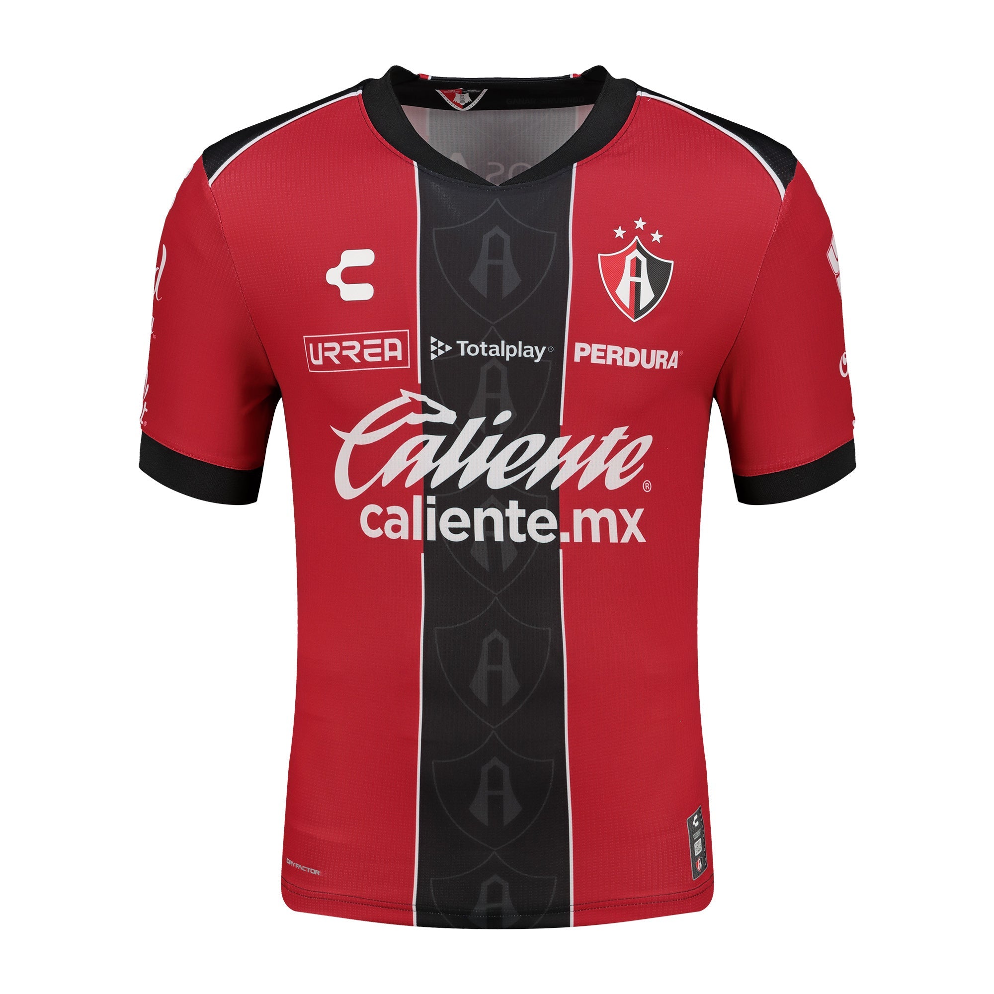 Charly Men's Atlas Home Soccer Jersey 2025 - Red/Black - Best Buy Soccer