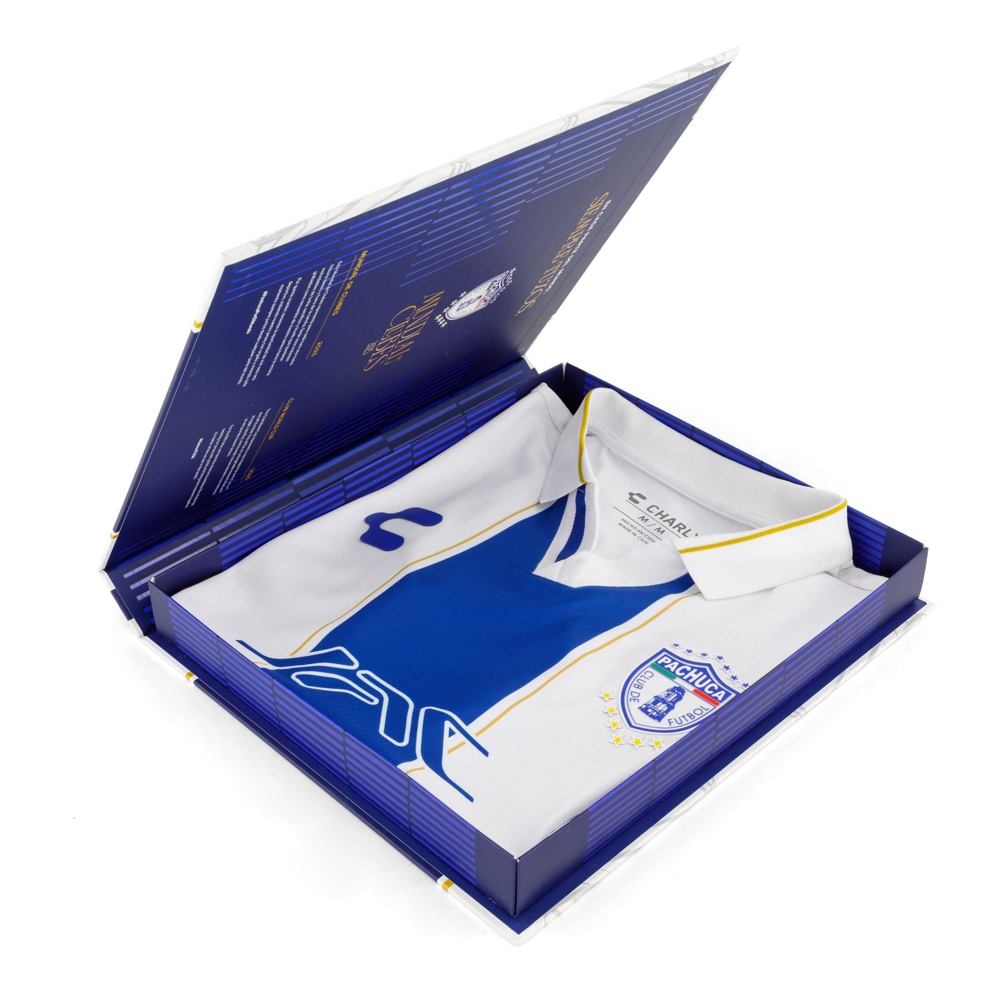 Charly Men's Pachuca Home Jersey Authentic 2025 - Blue - Best Buy Soccer
