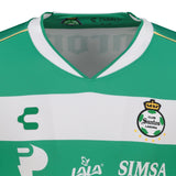 Charly Men's Santos Home Soccer Jersey 2025 - Green/White - Best Buy Soccer