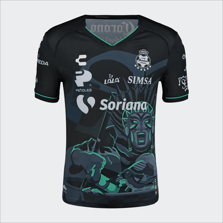 Charly Men's Santos Third Jersey Authentic 24 Black/Green - Best Buy Soccer