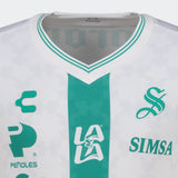 Charly Santos Away Men's Soccer Jersey 26/27 - White/Green - Best Buy Soccer