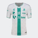 Charly Santos Away Men's Soccer Jersey 26/27 - White/Green - Best Buy Soccer