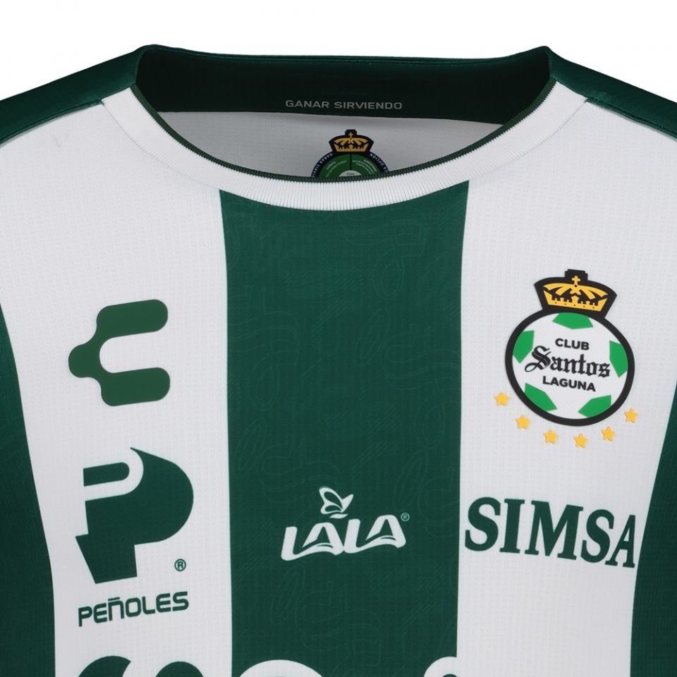 Charly Santos Home Jersey 24 Authentic - Green/White - Best Buy Soccer