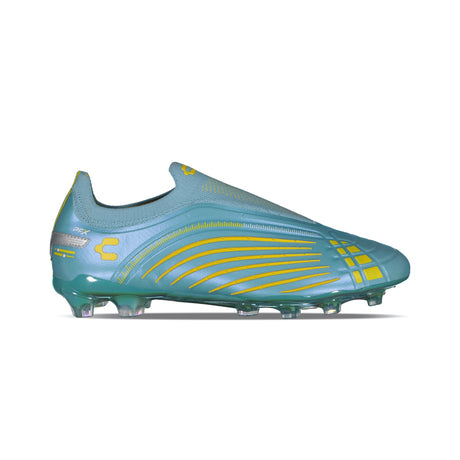 Charly Stingr Laceless PFX Firm Groud Aqua/Yellow - Best Buy Soccer