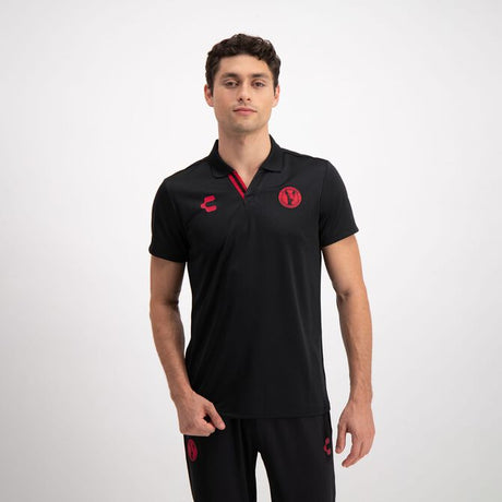 Charly Xolos Player Polo Black - Best Buy Soccer