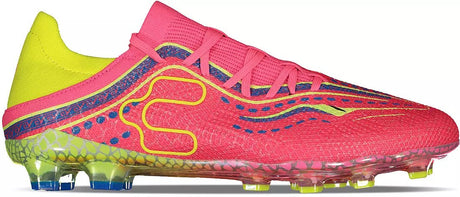 Charly Zinetik 26 PFX Firm Ground Men's Soccer Cleats - Fuchsia/Yellow - Best Buy Soccer