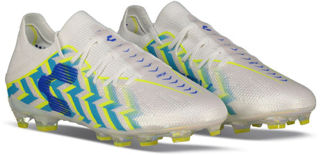 Charly Zinetik 26 PFX Firm Ground Men's Soccer Cleats - White/Blue - Best Buy Soccer