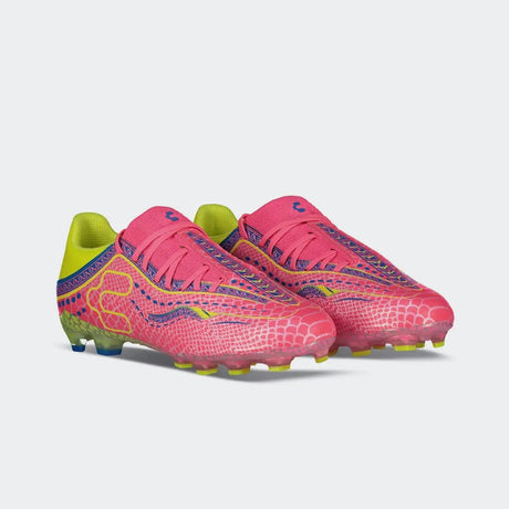 Charly Zinetik 26 Select Firm Ground Youth Soccer Cleats - Fushia/Yellow - Best Buy Soccer