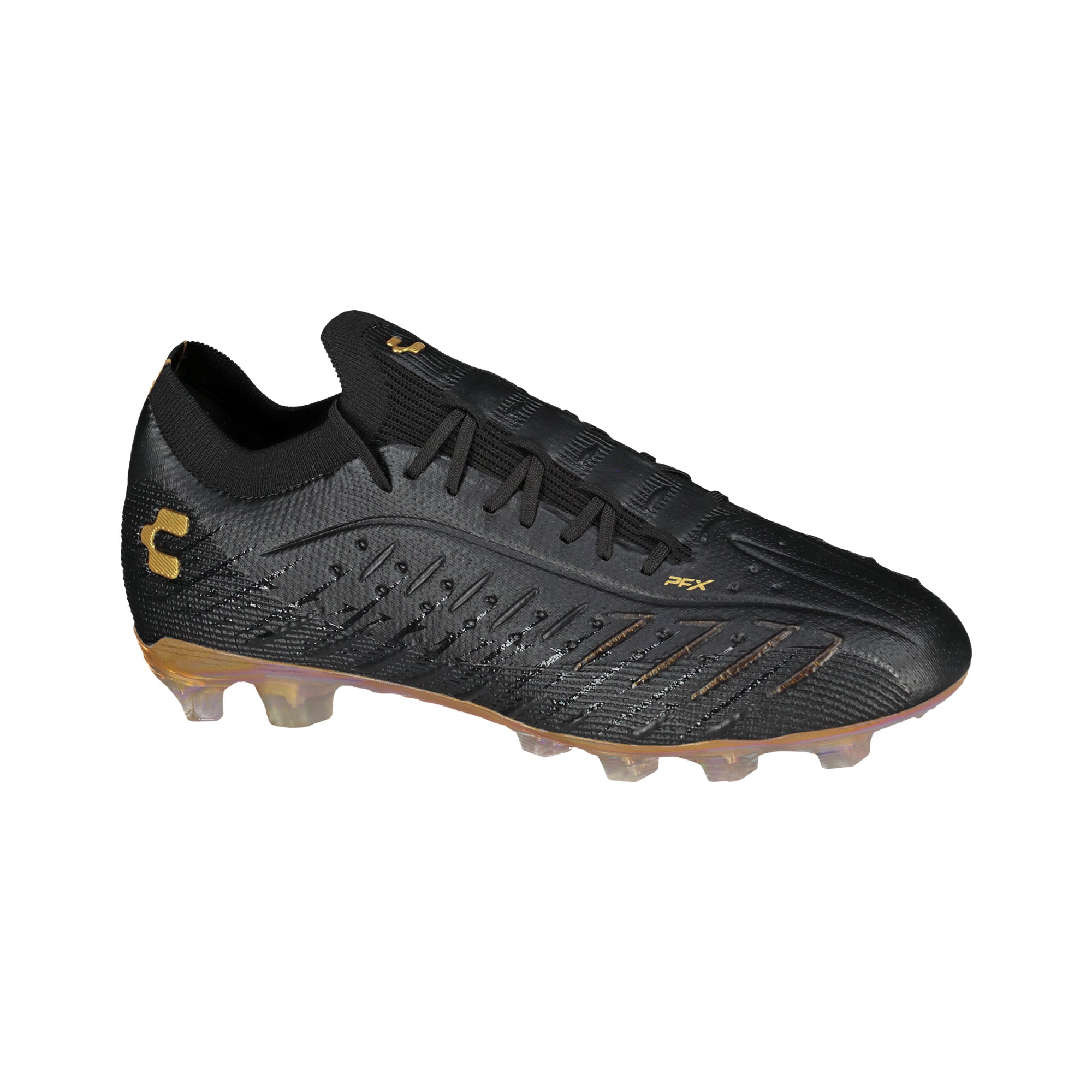 Charly Zinetik Firm Ground Black/Gold - Best Buy Soccer