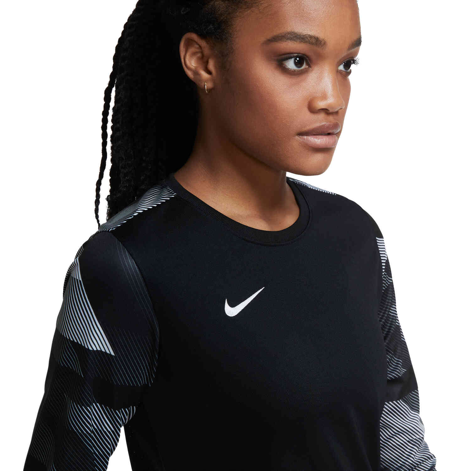 Nike Women's Dri Fit Park IV Goalkeeper Jersey Black/White