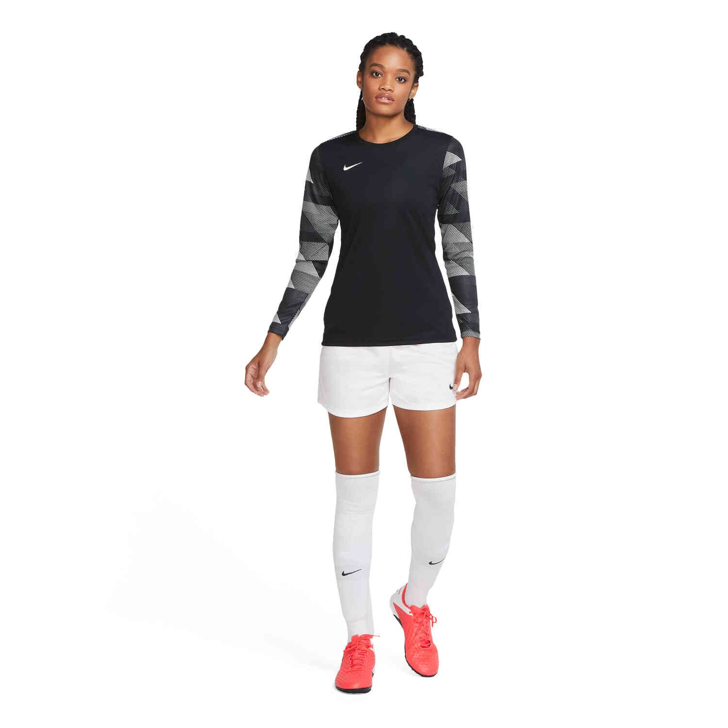 Nike Women's Dri Fit Park IV Goalkeeper Jersey Black/White