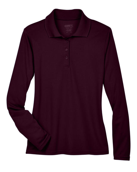 CORE365 Ladies' Pinnacle Performance Long - Sleeve Piqué Polo - Best Buy Soccer