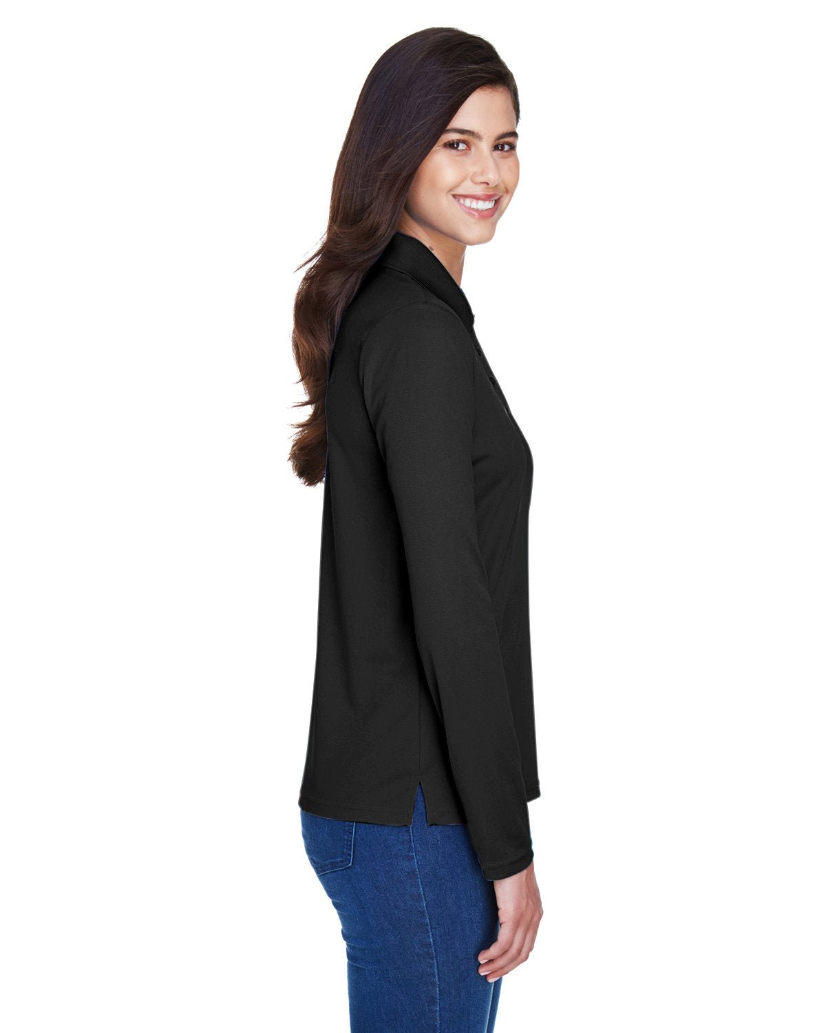 CORE365 Ladies' Pinnacle Performance Long - Sleeve Piqué Polo - Best Buy Soccer