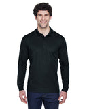 CORE365 Men's Pinnacle Performance Long - Sleeve Piqué Polo - Best Buy Soccer