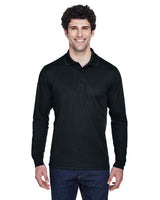 CORE365 Men's Pinnacle Performance Long - Sleeve Piqué Polo - Best Buy Soccer