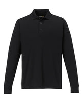 CORE365 Men's Pinnacle Performance Long - Sleeve Piqué Polo - Best Buy Soccer