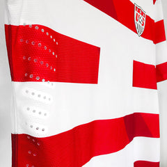 Camiseta local de la selección de Estados Unidos de Nike para niño 2012, roja y femenina