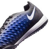 Nike Jr Magista Opus II TF Turf Youth Soccer Cleats - Black/White/Blue