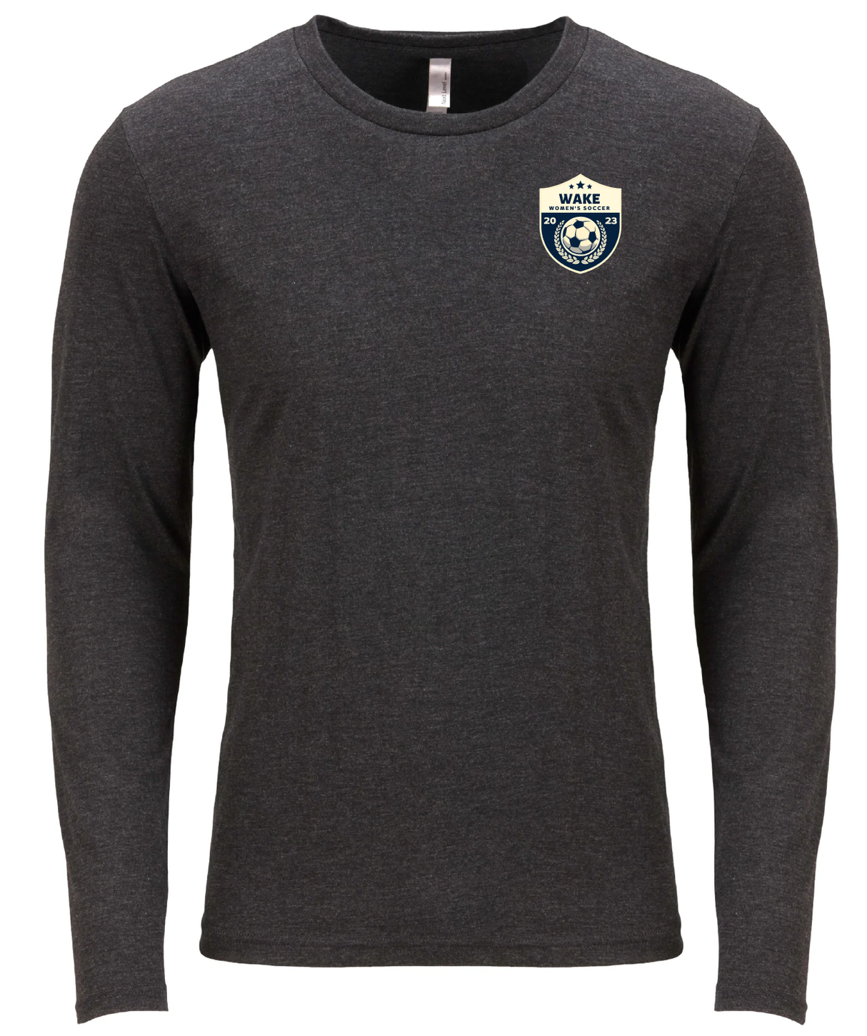 Wake Women's Soccer Long Sleeve T-Shirt - Vintage Black $22.00