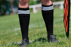 Kwik Goal Referee Sock Black/White