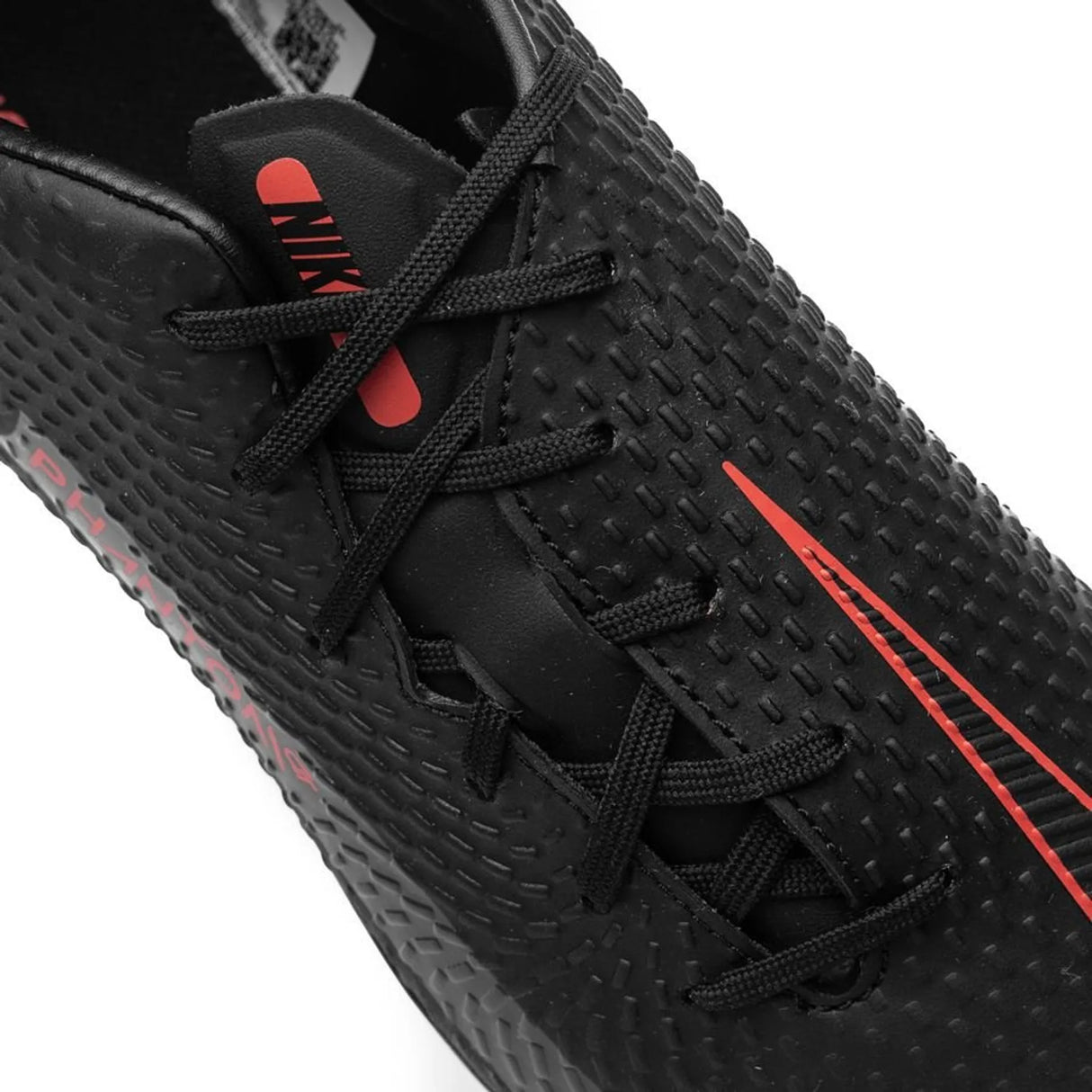 Nike Phantom GT Academy AG Artificial Grass Soccer Cleats - Black/Chile Red/Dark Smoke Grey