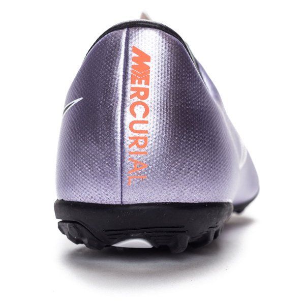 Nike JR Mercurial Victory TF Turf Youth Soccer Cleats - Urban Lilac/Mango
