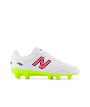 New Balance 442 V2 Academy Junior FG Firm Gound White
