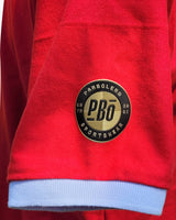 Camiseta retro Inglaterra 1974 roja