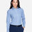 Devon & Jones Women's Crown Collection® Banker Stripe Woven Dress Shirt - Best Buy Soccer