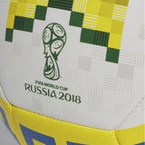 adidas OLP 18 Brazil Soccer Ball - White/Yellow/Green