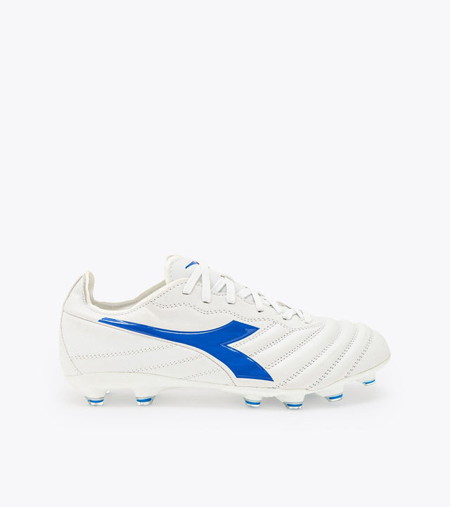 Diadora Brasil Elite 2 LT PT 12 FG Firm Ground Soccer Cleats - White/Blue - Best Buy Soccer