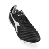Diadora Brasil Elite 2 Teach Italia LPX FG Firm Ground Soccer Cleats - Black/White - Best Buy Soccer