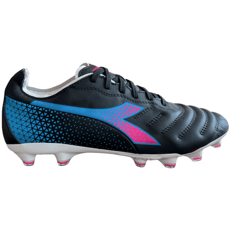 Diadora Brasil Elite GR LT FG Women's Firm Ground Soccer Cleats - Black/Pink/Blue Fluor - Best Buy Soccer