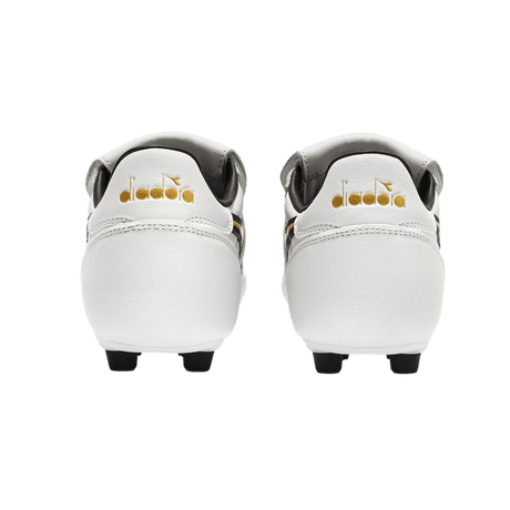 Diadora Brasil LT T MDPU Firm Ground White/Gold - Best Buy Soccer