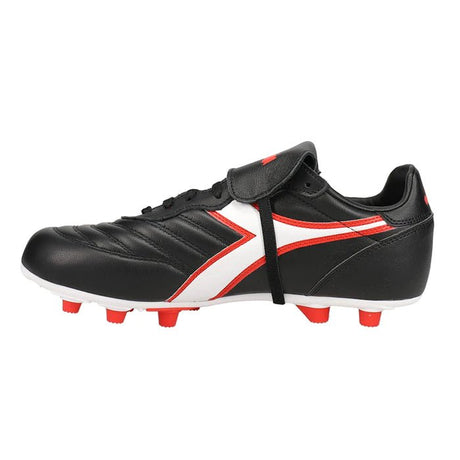 Diadora Brasil OG LT T MDPU FG Firem Ground Soccer Cleats - Black/White/Red - Best Buy Soccer