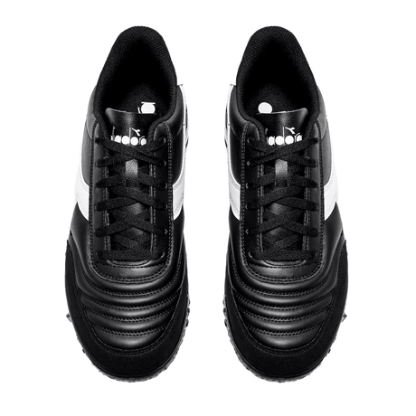 Diadora Calcetto GR LT TF Turf Football Boots Black/White - Best Buy Soccer