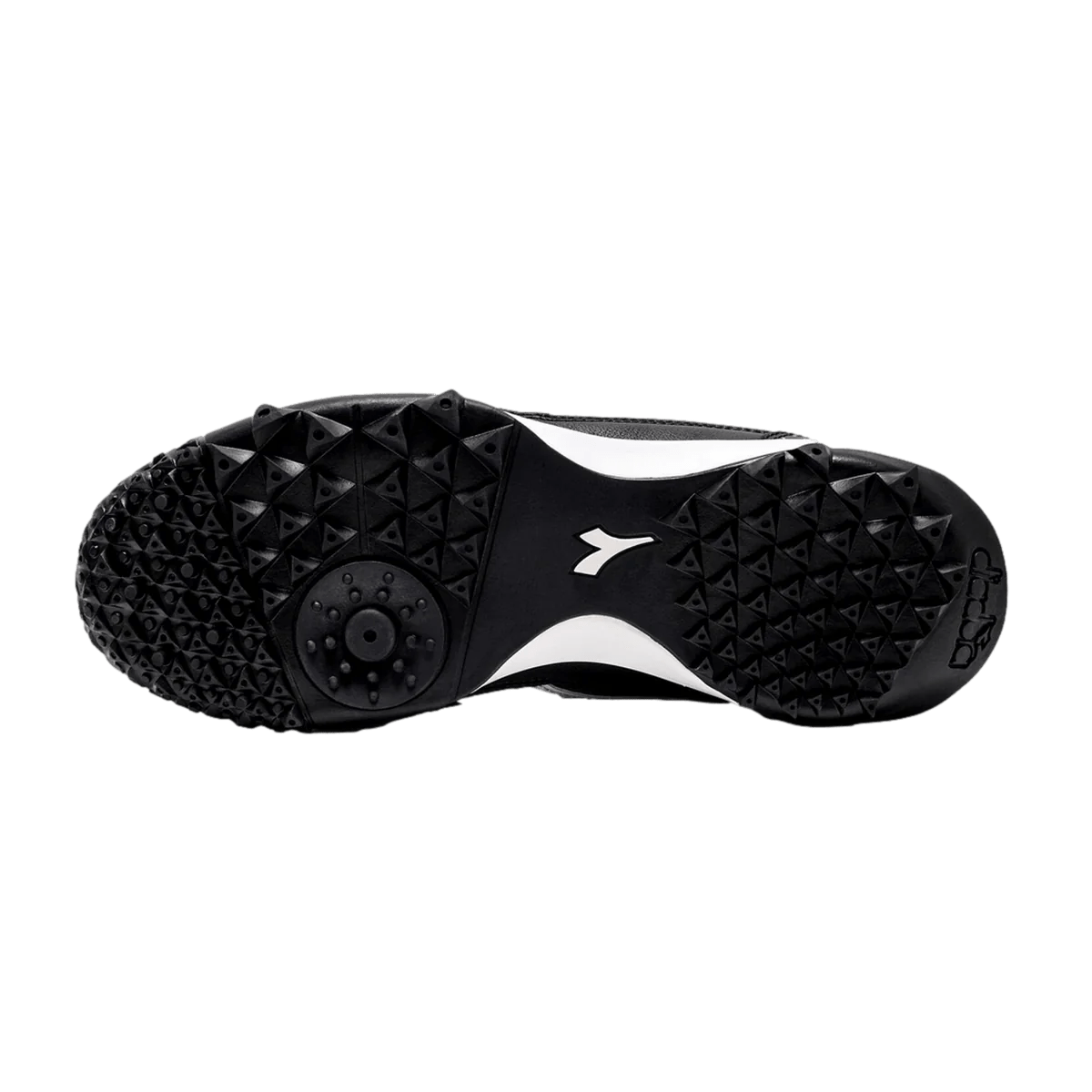 Diadora Calcetto GR LT TF Turf Football Boots Black/White - Best Buy Soccer