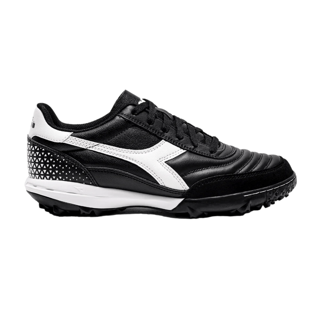 Diadora Calcetto GR LT TF Turf Football Boots Black/White - Best Buy Soccer