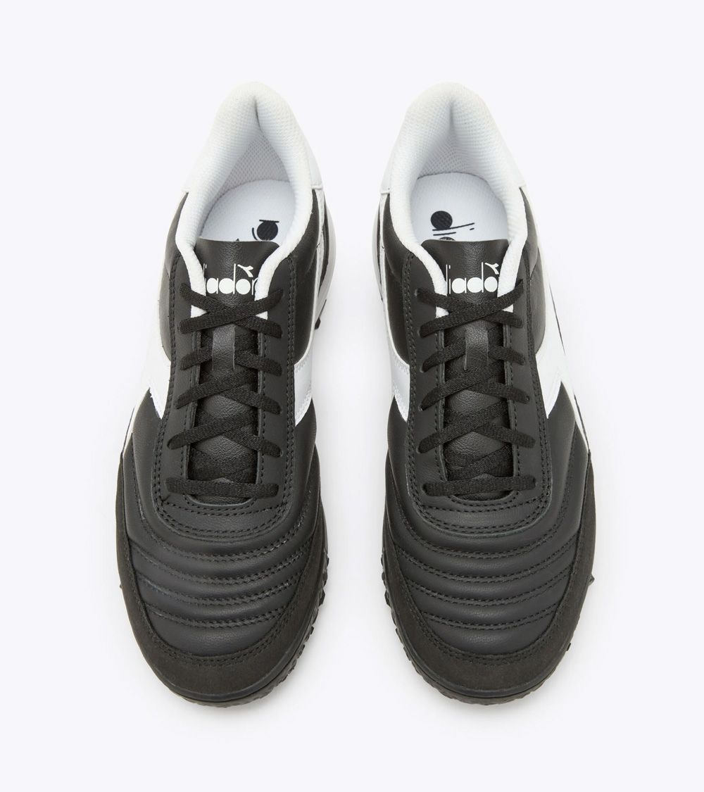 Diadora Calcetto ll LT TF Turf Football boots Black/White - Best Buy Soccer