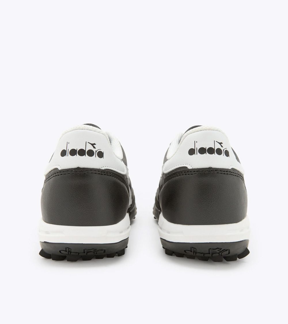 Diadora Calcetto ll LT TF Turf Football boots Black/White - Best Buy Soccer