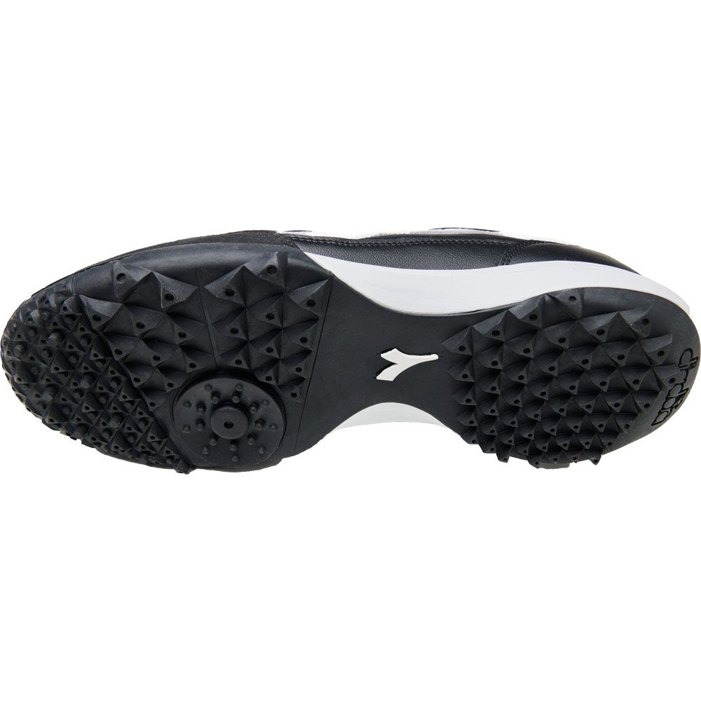 Diadora Calcetto TF Turf Soccer Cleats - Black/White - Best Buy Soccer