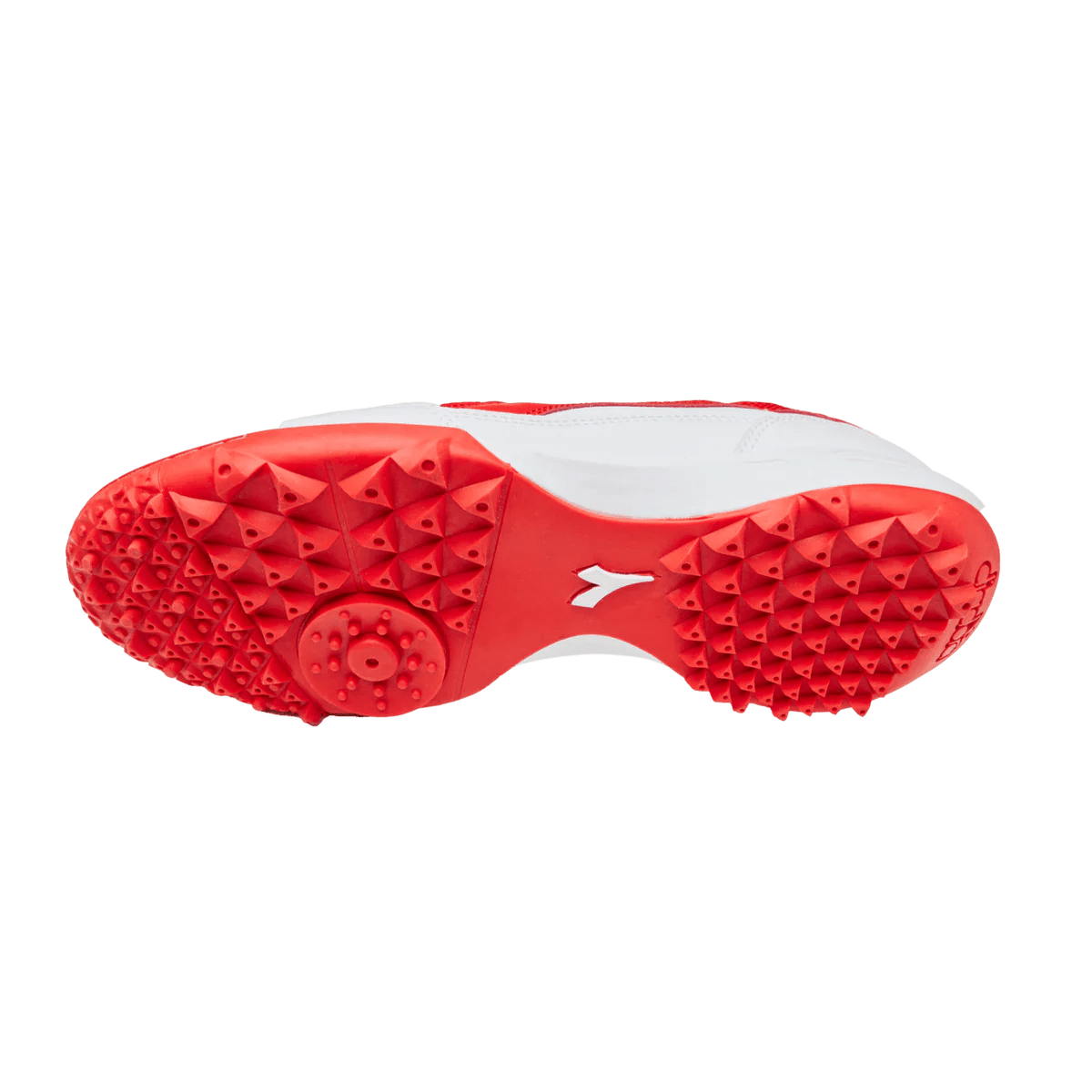Diadora Calcetto TF Turf Soccer Cleats - White/Red - Best Buy Soccer