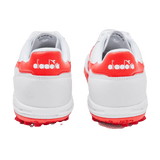 Diadora Calcetto TF Turf Soccer Cleats - White/Red - Best Buy Soccer