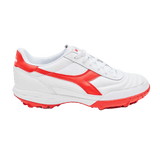 Diadora Calcetto TF Turf Soccer Cleats - White/Red - Best Buy Soccer