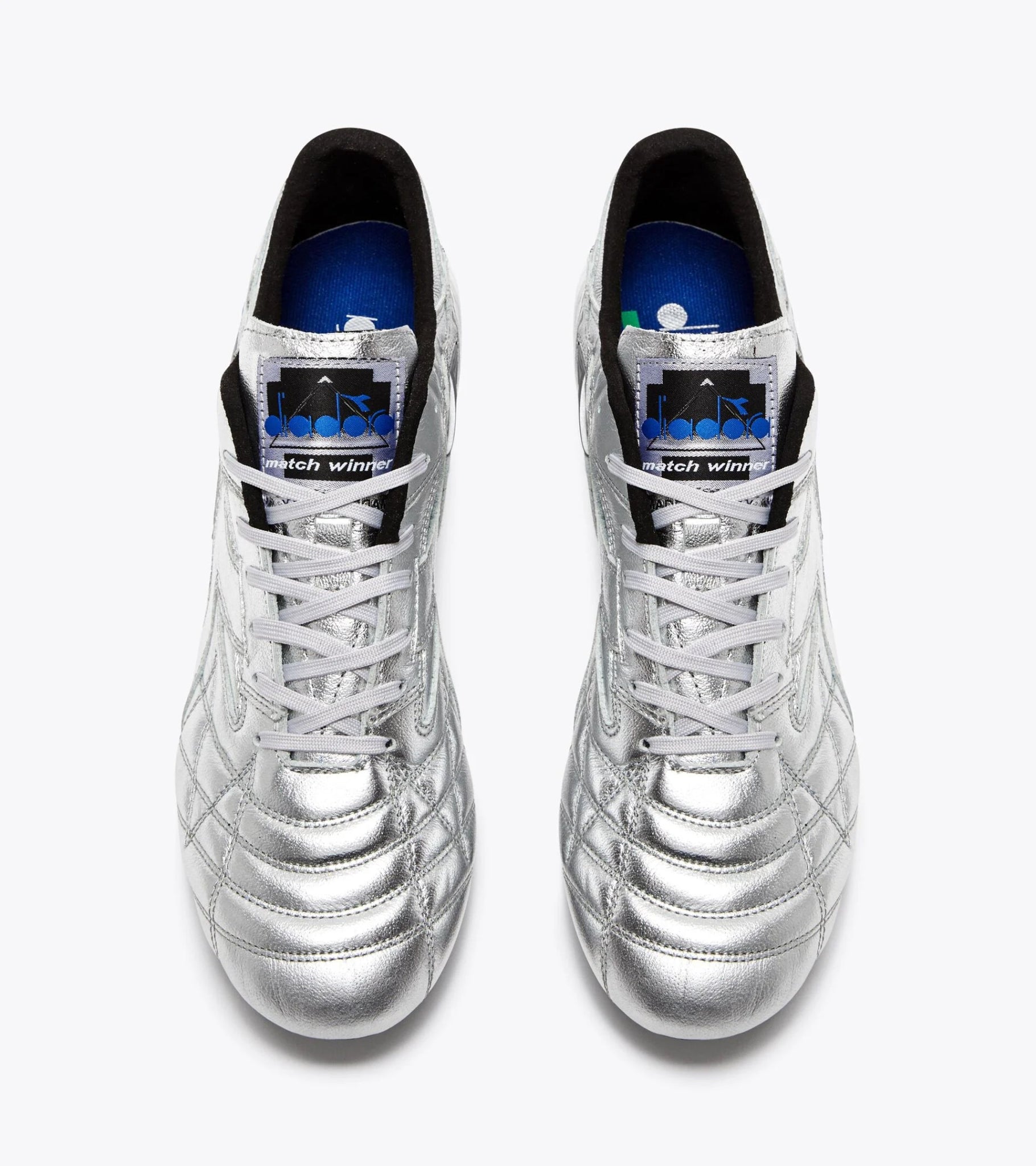 Diadora M Winner ITA OG 94 LT+ MDPU Firm Ground Soccer Cleats Silver - Best Buy Soccer