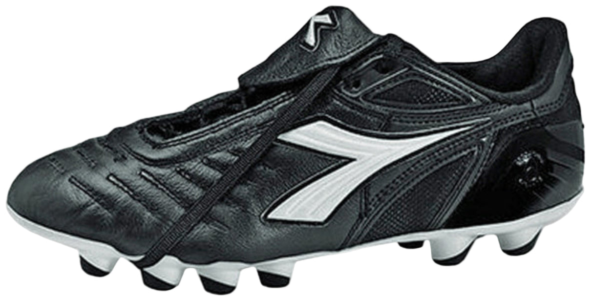 Diadora Maracana PU Women's Firm Ground Soccer Cleats - Black/White - Best Buy Soccer